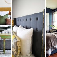 12 Stylish DIY Upholstered Headboard Projects For Your Bed