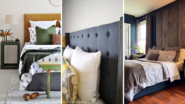 12 Stylish DIY Upholstered Headboard Projects For Your Bed