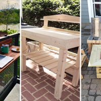 17 Farmhouse Patio Furniture Ideas Made From Pallet Wood