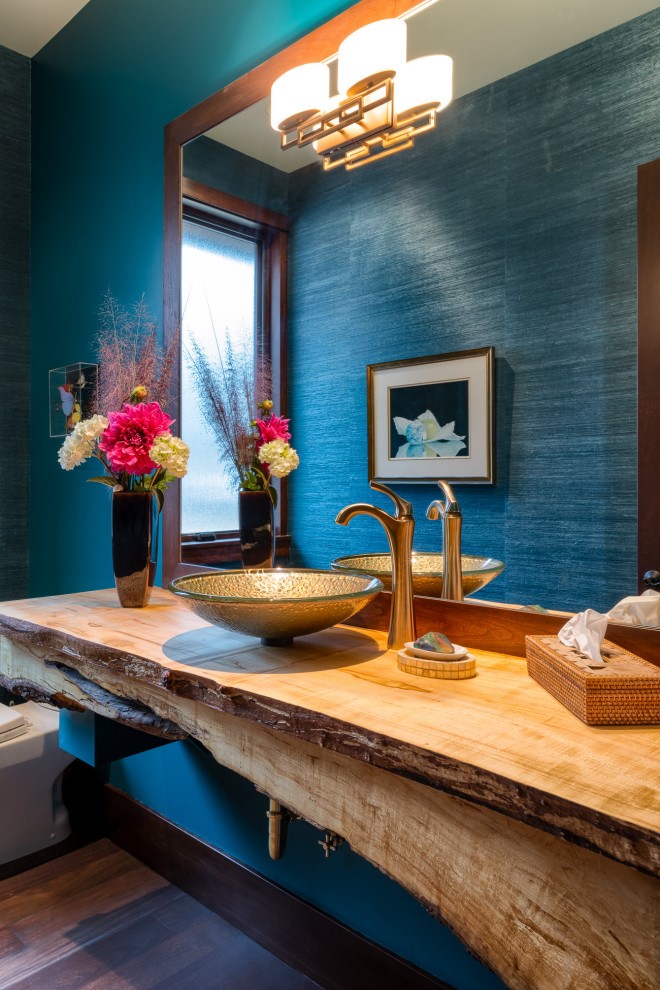 18 Beautiful Rustic Powder Room Interior Designs