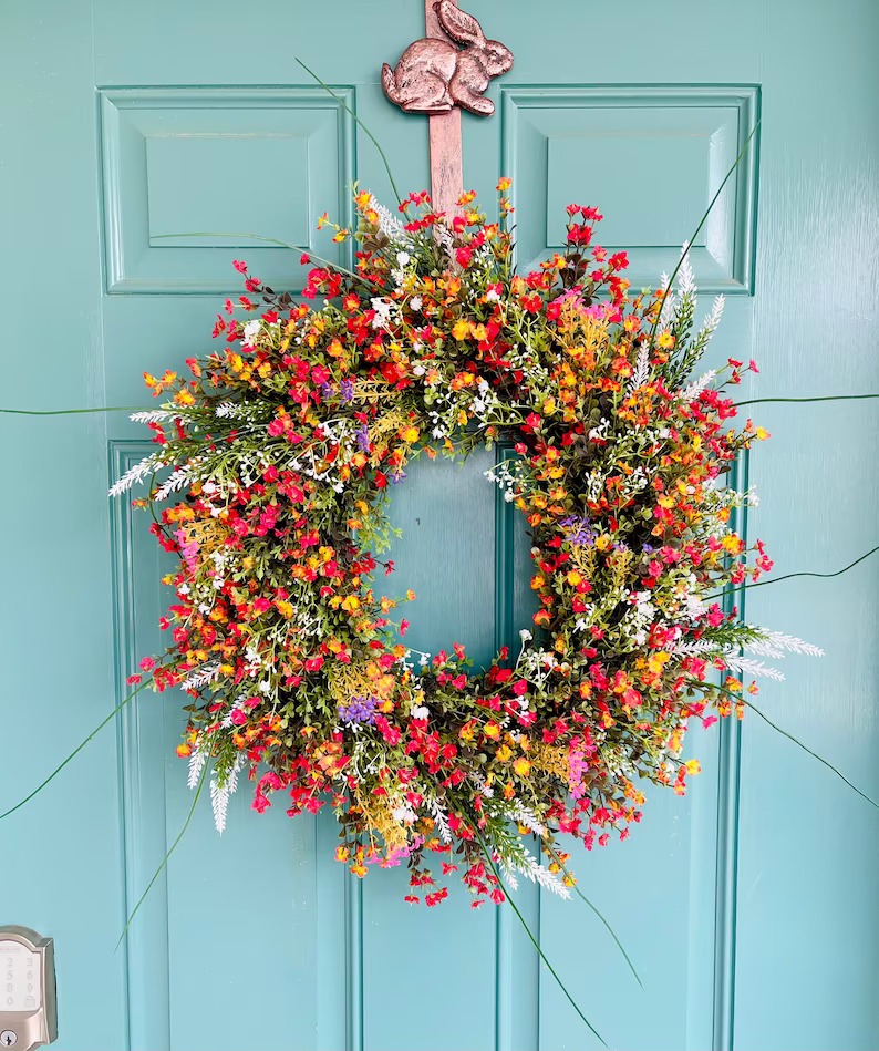 18 Wonderful Summer Wreath Designs To Refresh The Entrance