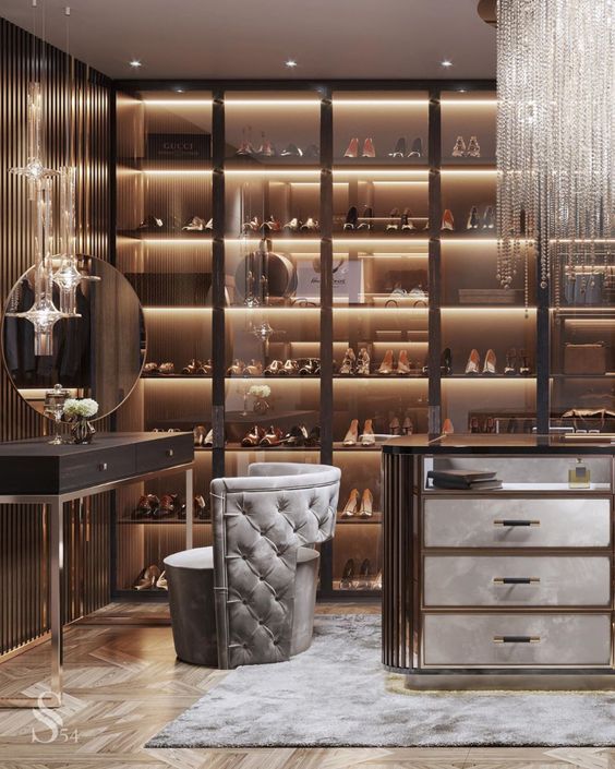 Amazing And Inspirational Ideas Of Luxurious Closets For Your Bedroom