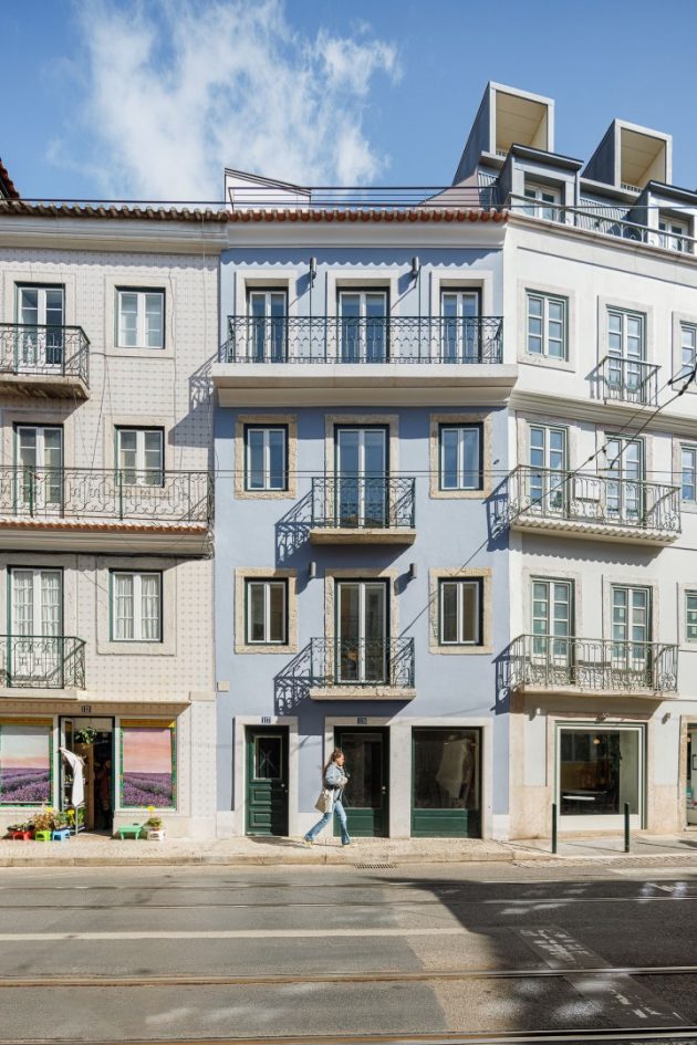 Graca 117 - Rehabilitation of historic building in Lisbon by Pedro Carrilho