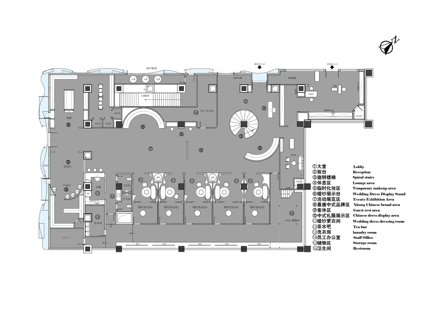 W. DRESSES Customized Spaces by CUN FF Xuewan Yang in Yunnan, China W. DRESSES Customized Spaces by CUN FF Xuewan Yang in Yunnan, China