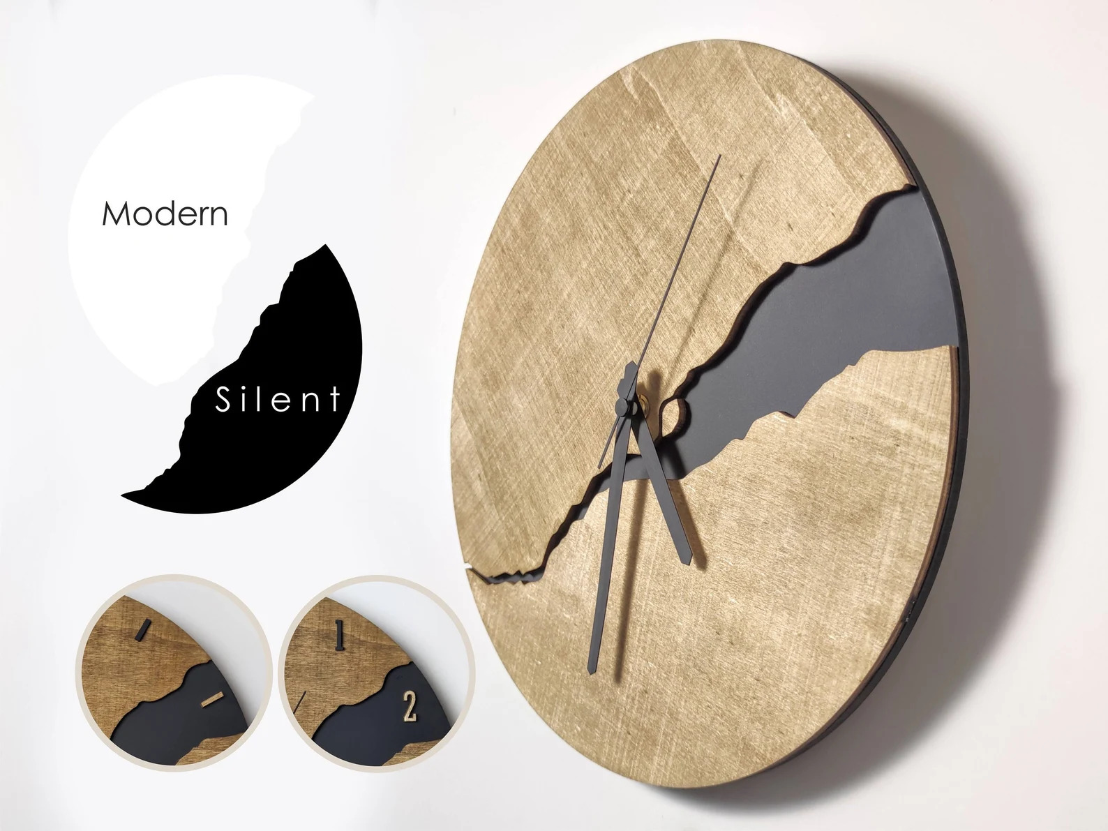11. Modern Silent Wall Clock 11. Modern Silent Wall Clock