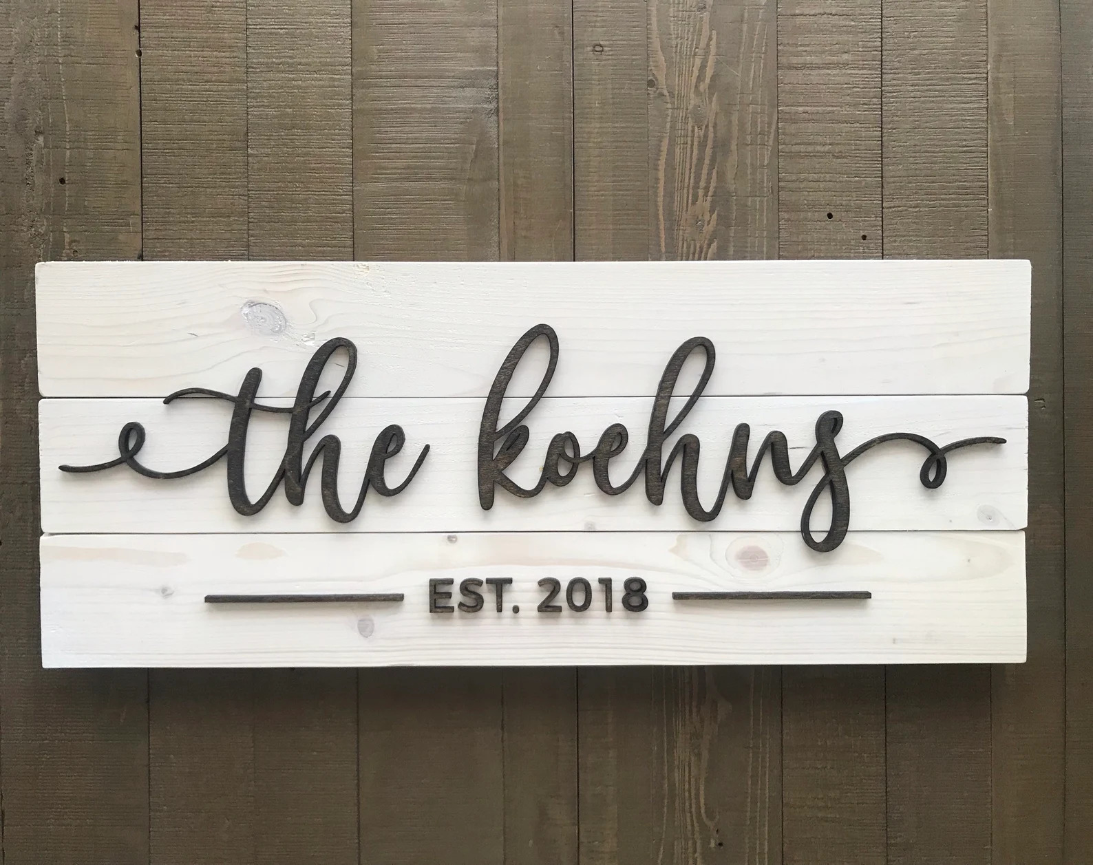15 Heartwarming Family Name Sign Designs - The Perfect Housewarming Gift
