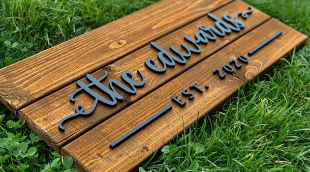 15 Heartwarming Family Name Sign Designs – The Perfect Housewarming Gift