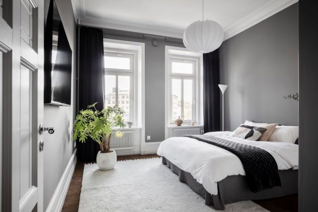 Lux Nordic Design Apartment With Black Details