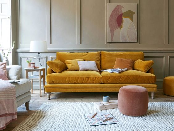 Invite The Sun Into Your Decor With A Yellow Sofa
