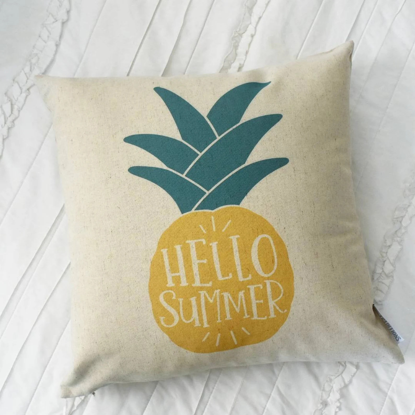 15. Pineapple Pillow Cover 15. Pineapple Pillow Cover