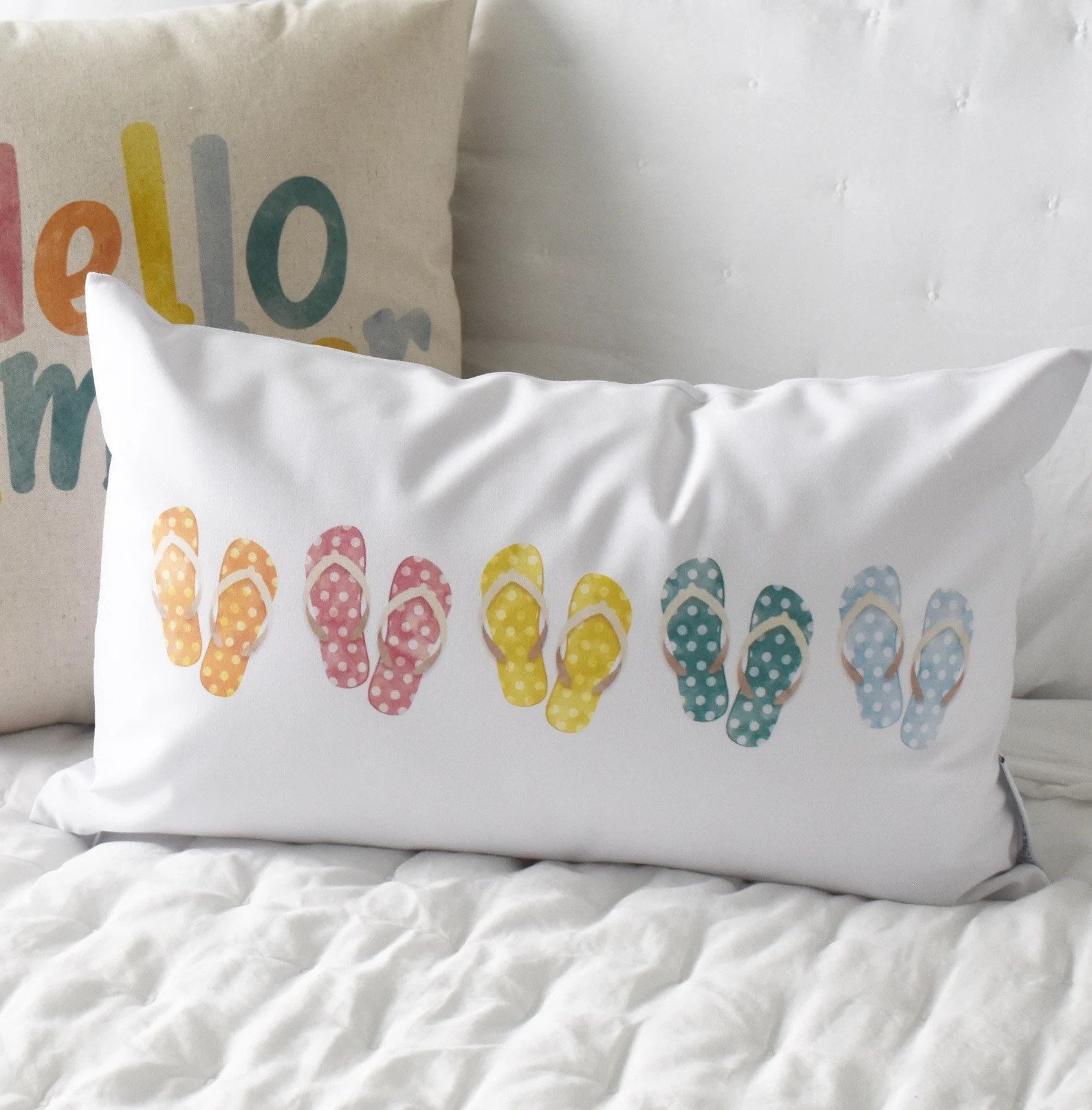 2. flip flop pillow cover 2. flip flop pillow cover