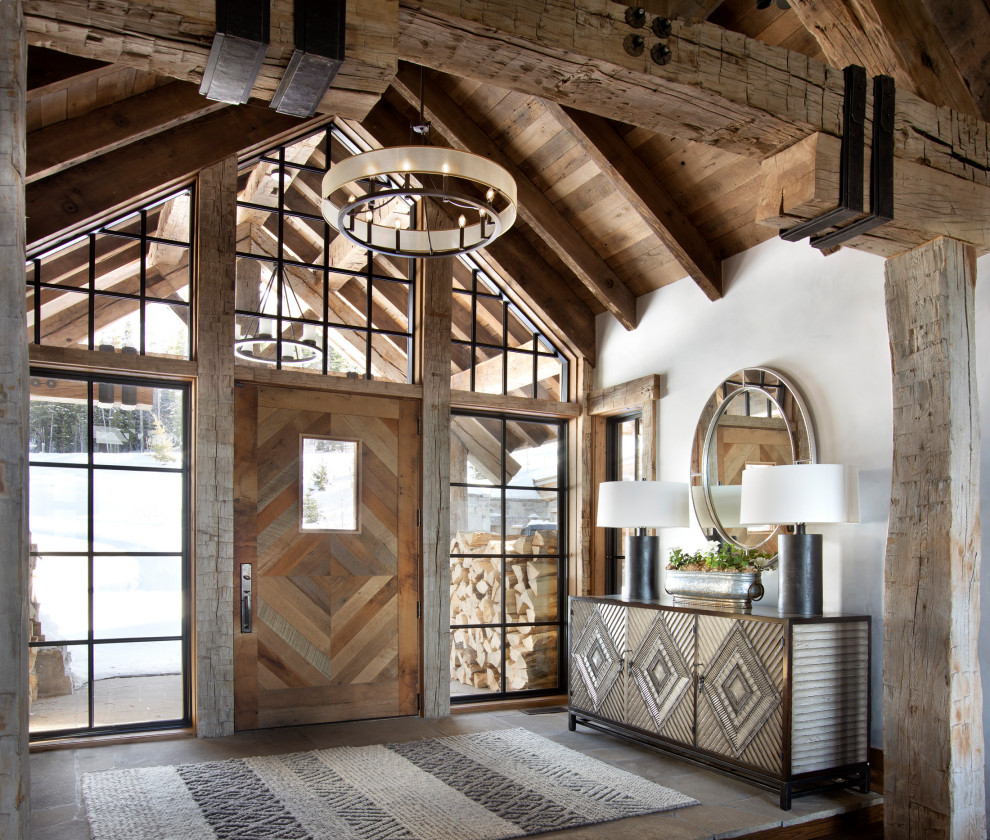 15 Striking Rustic Entry Hall Designs That Won't Fail To Welcome You