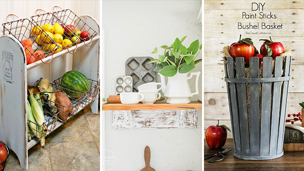 16 Brilliant DIY Projects For Your Farmhouse Kitchen