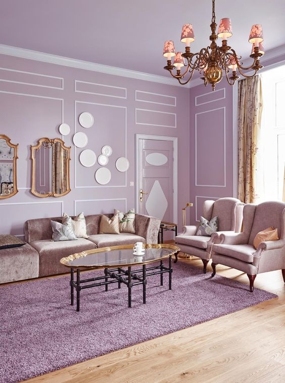 The Best Decorating Ideas With Purple Walls