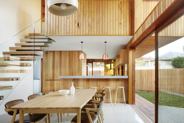 Fenwick Street House by Julie Firkin Architects in Clifton Hill, Australia