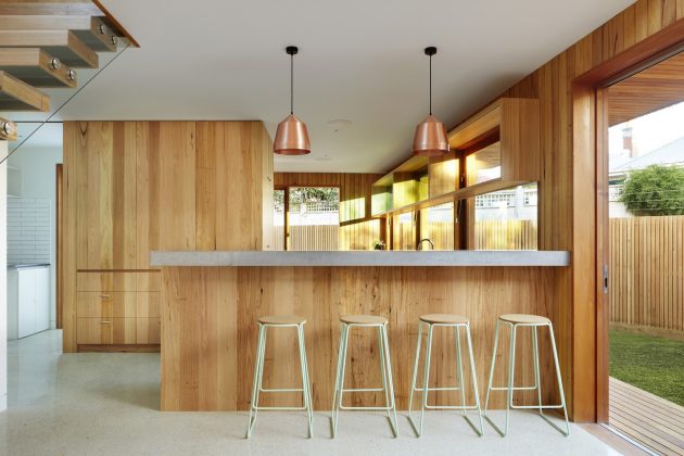 Fenwick Street House by Julie Firkin Architects in Clifton Hill, Australia