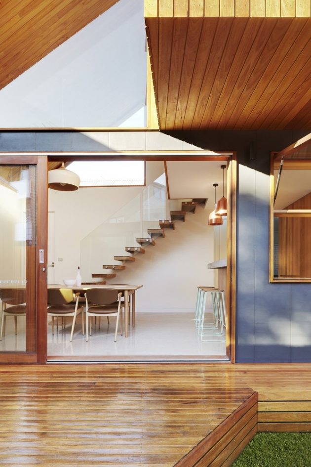 Fenwick Street House by Julie Firkin Architects in Clifton Hill, Australia