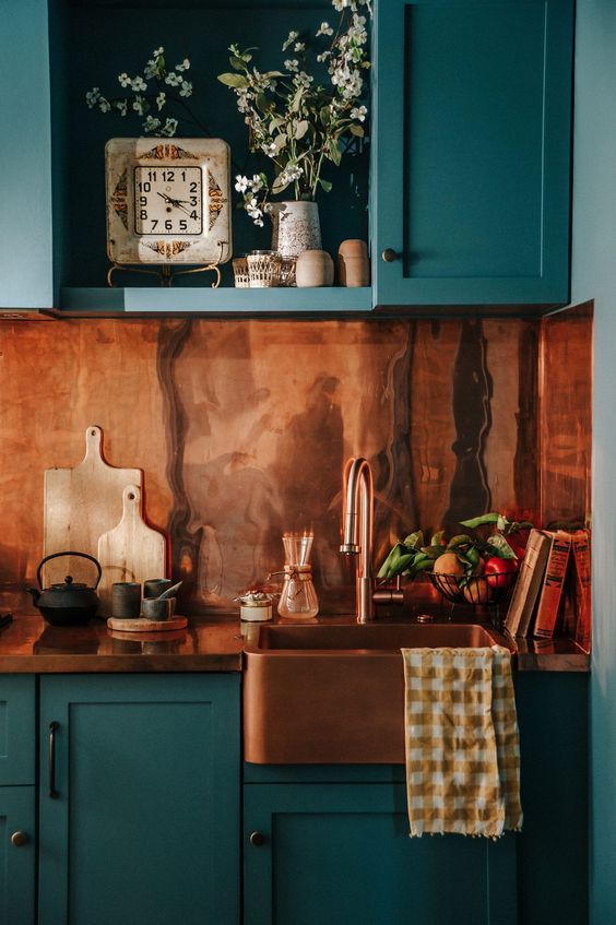 Inspirations for Blue Kitchen Cabinets