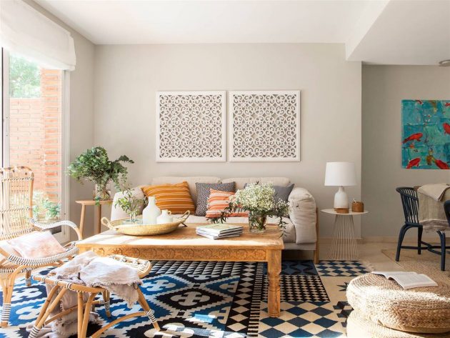 Carpet and sofa mixing tricks to inspire your living room