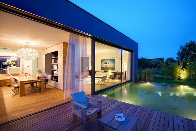 2 Row Houses in Goeblange by Metaform Architects in Luxembourg