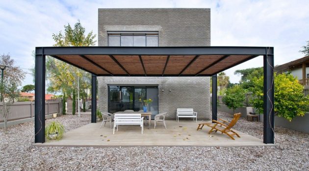 Installing Low-Maintenance Elements Like Modern Pergolas Can Create a More Welcoming Backyard