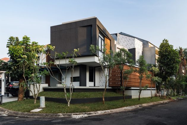 Twisted Detached House by Phidias Indonesia in Indonesia