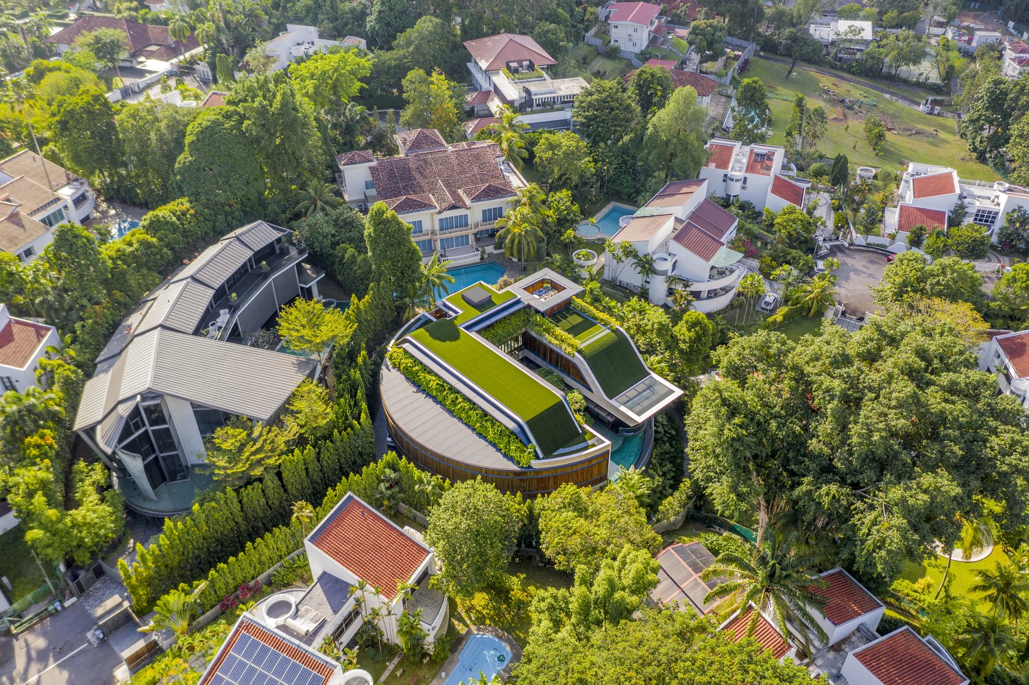 Water Garden House by Wallflower Architecture + Design in Tanglin, Singapore Water Garden House by Wallflower Architecture + Design in Tanglin, Singapore