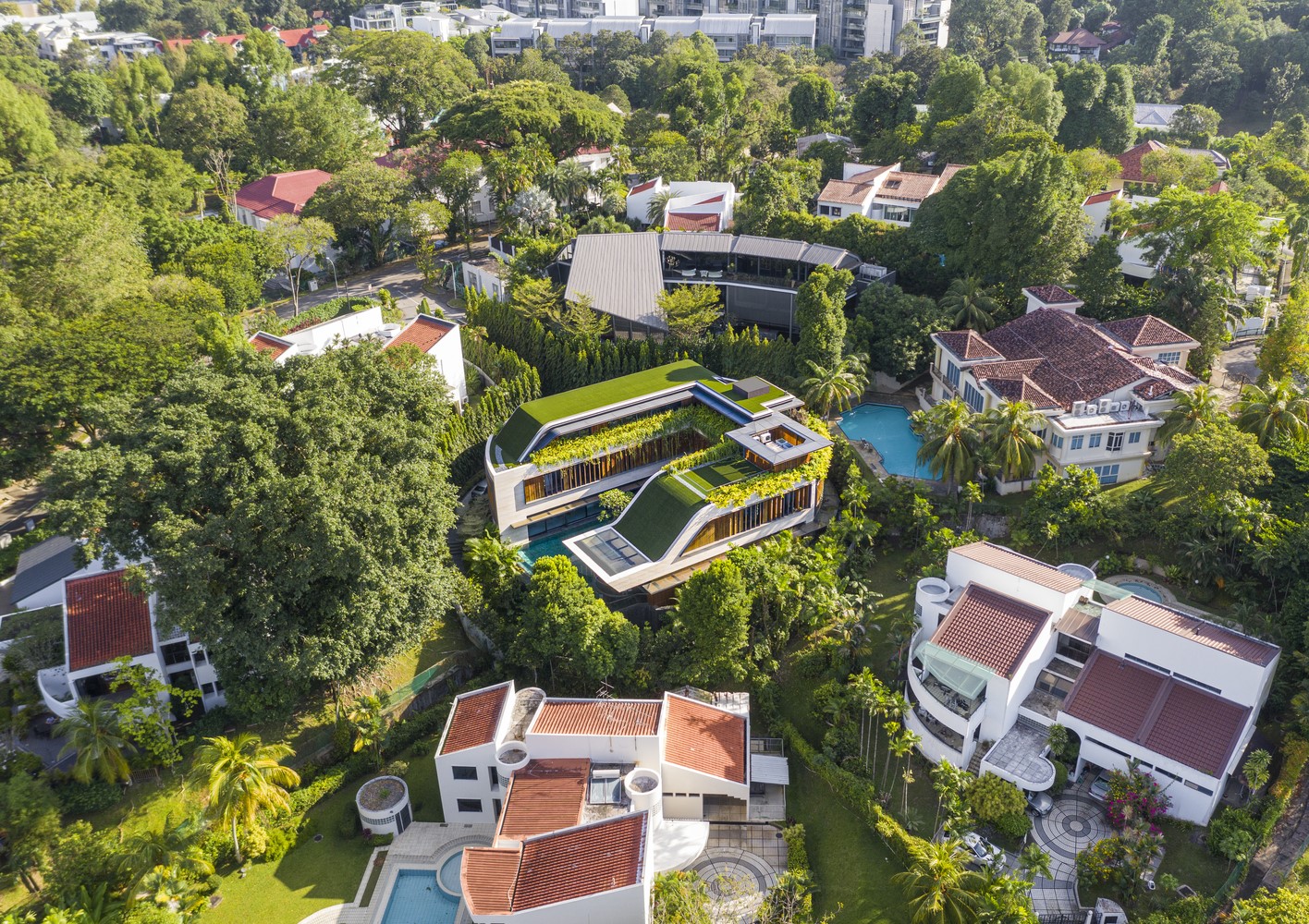 Water Garden House by Wallflower Architecture + Design in Tanglin, Singapore Water Garden House by Wallflower Architecture + Design in Tanglin, Singapore