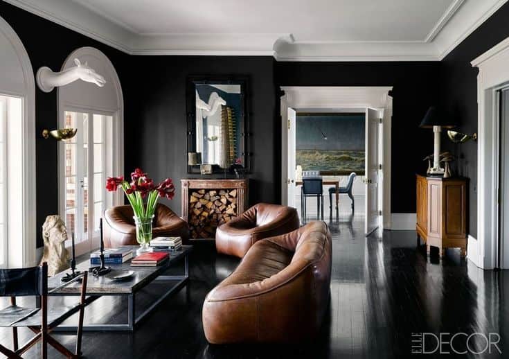 9 Ideas of Black Coating for Your Interior