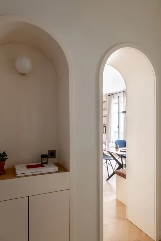In Paris, 32m² optimized for a delightful family down to earth living