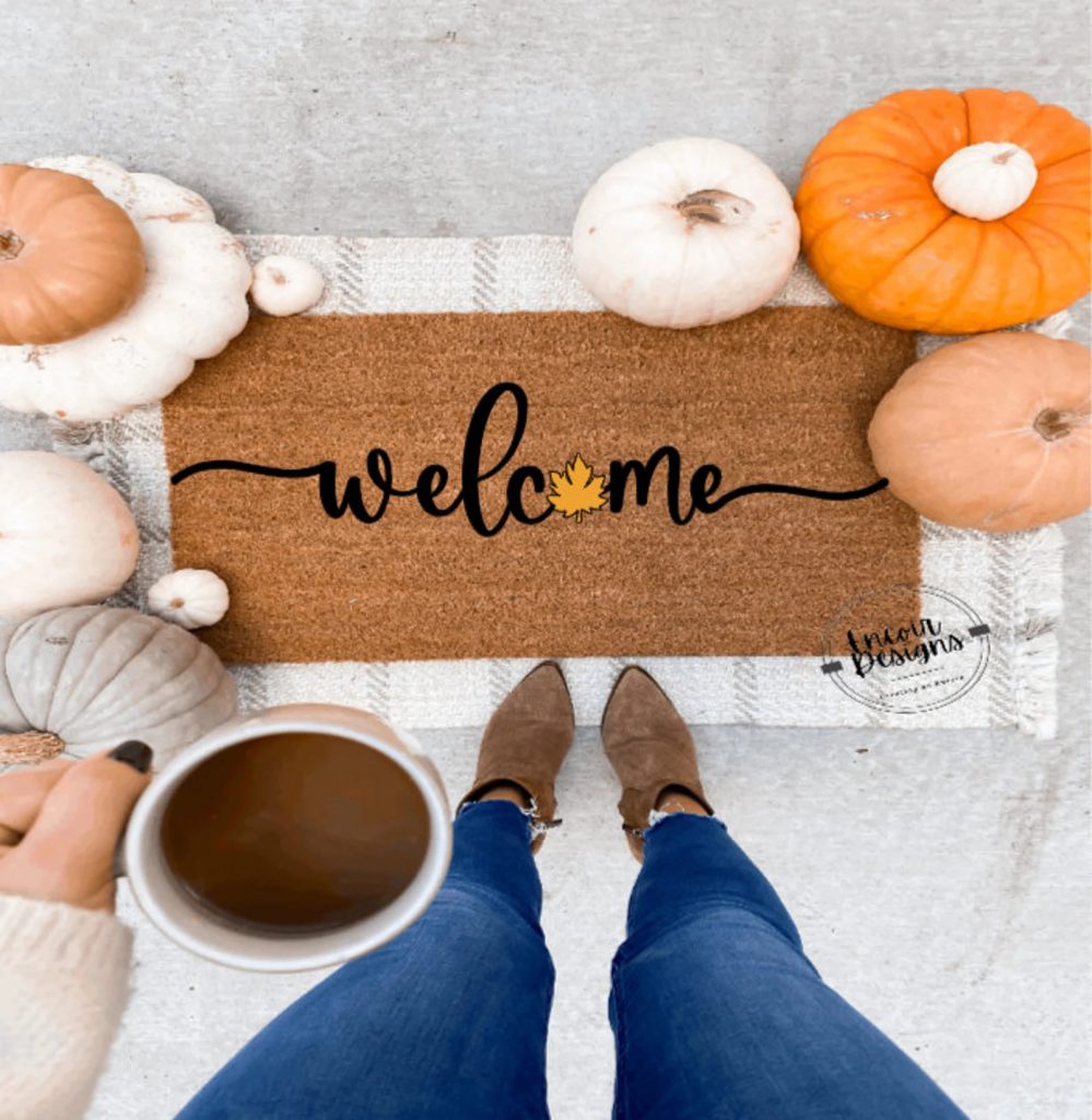 15 Charming Fall Doormat Designs That Will You With The Season