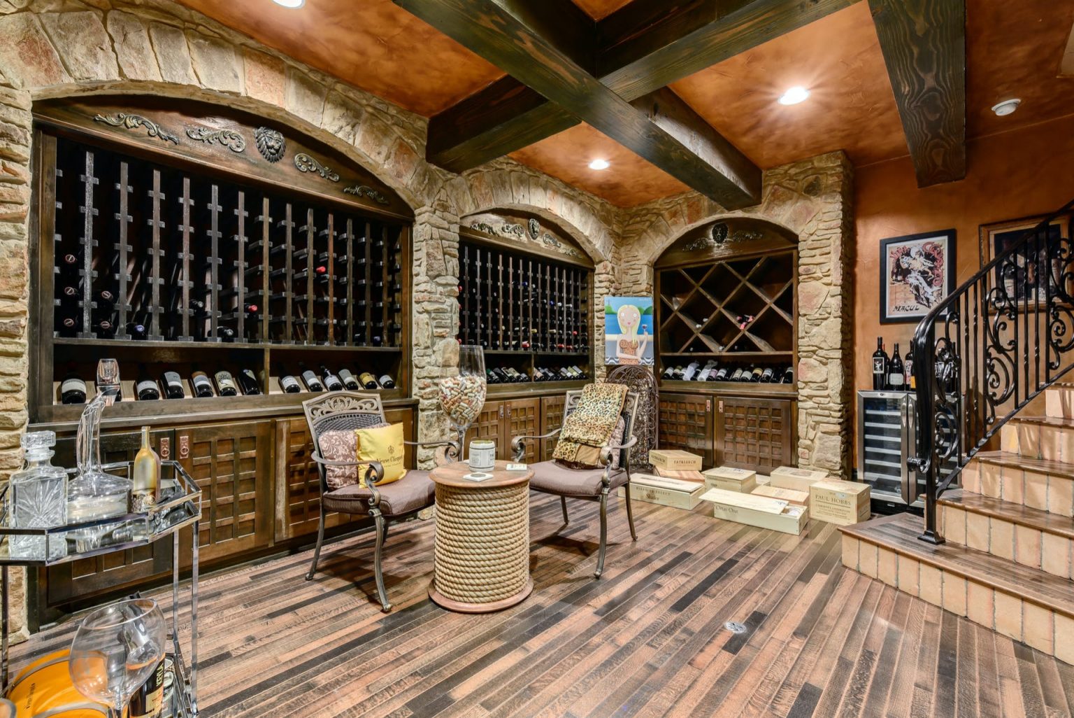 Image showcasing 18 Lavish Mediterranean Wine Cellar Designs For Your Luxury Estate