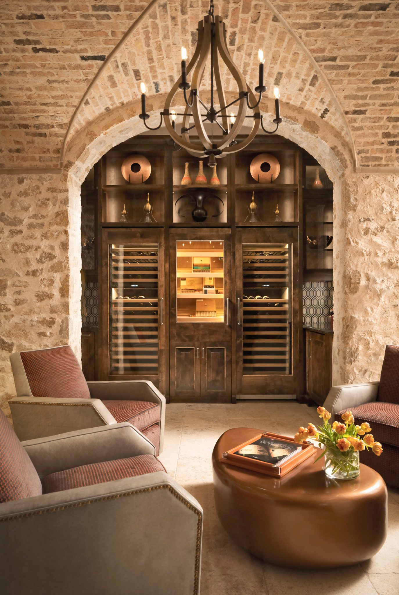 18 Lavish Mediterranean Wine Cellar Designs For Your Luxury Estate