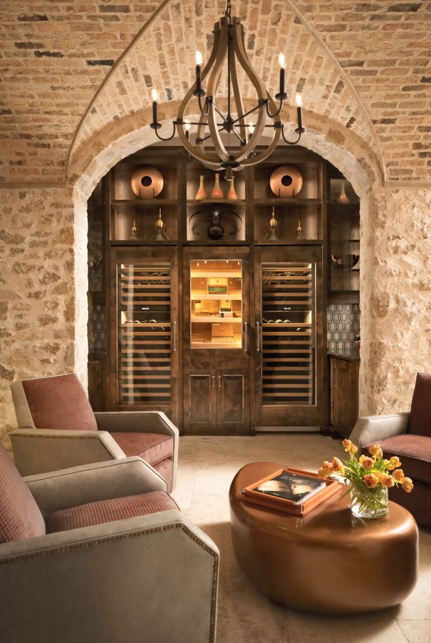 View of 18 Lavish Mediterranean Wine Cellar Designs For Your Luxury Estate