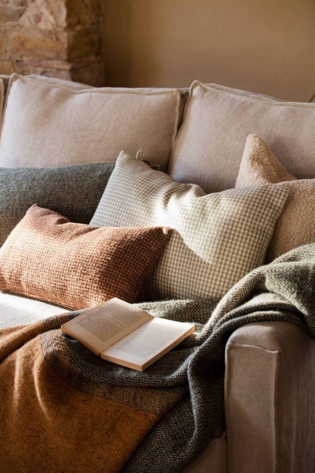 Combinations to renew your living room with cushions