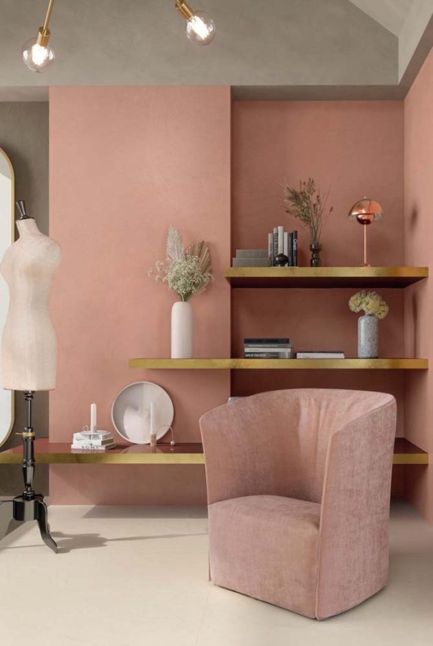 Project Ideas That Will Make Pink Burnt Cement the Star of The Room
