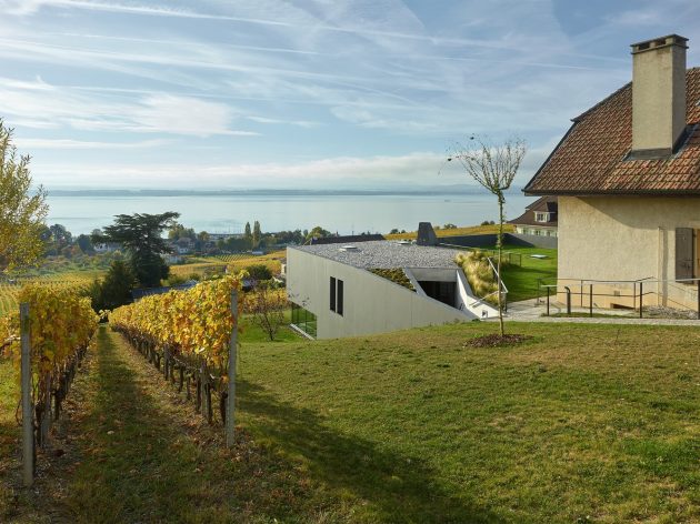 Muller Villa by Andrea Pelati Architecte in Cortaillod, Switzerland