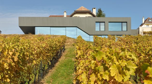 Muller Villa by Andrea Pelati Architecte in Cortaillod, Switzerland