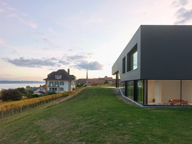 Muller Villa by Andrea Pelati Architecte in Cortaillod, Switzerland