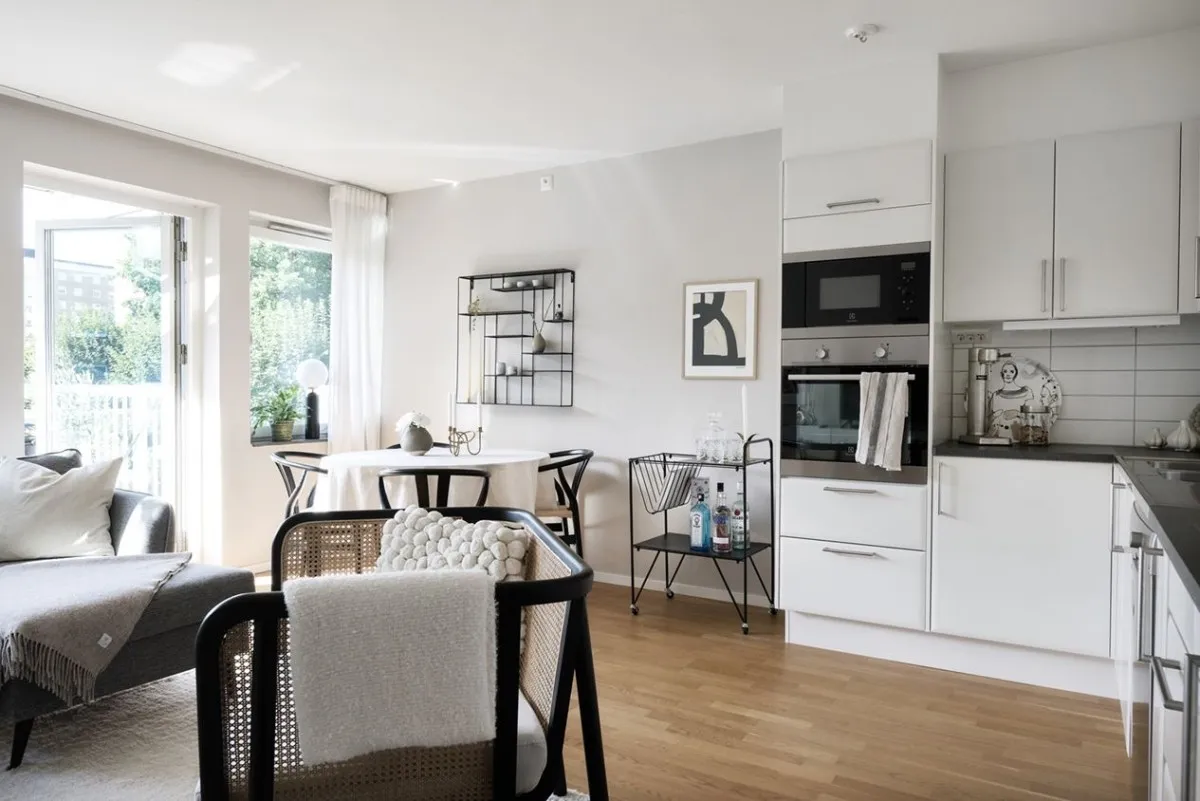 Seasonal black and white monochrome decor