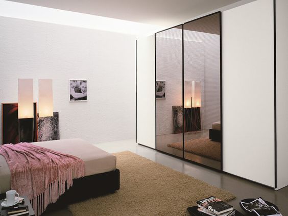 Wonderful Ideas for a Double Wardrobe with Mirror
