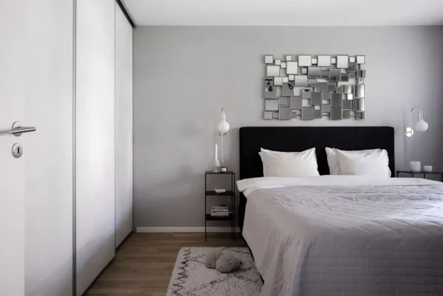 Seasonal black and white monochrome decor