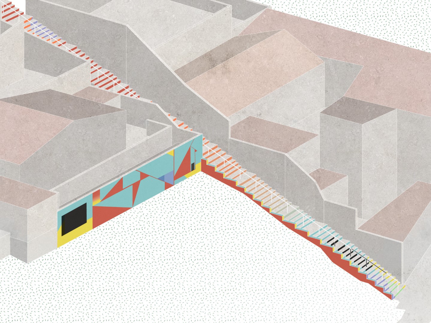 Escadinhas Footpaths by Paulo Moreira Architectures & Verkron Art Collective in Portugal Escadinhas Footpaths by Paulo Moreira Architectures & Verkron Art Collective in Portugal