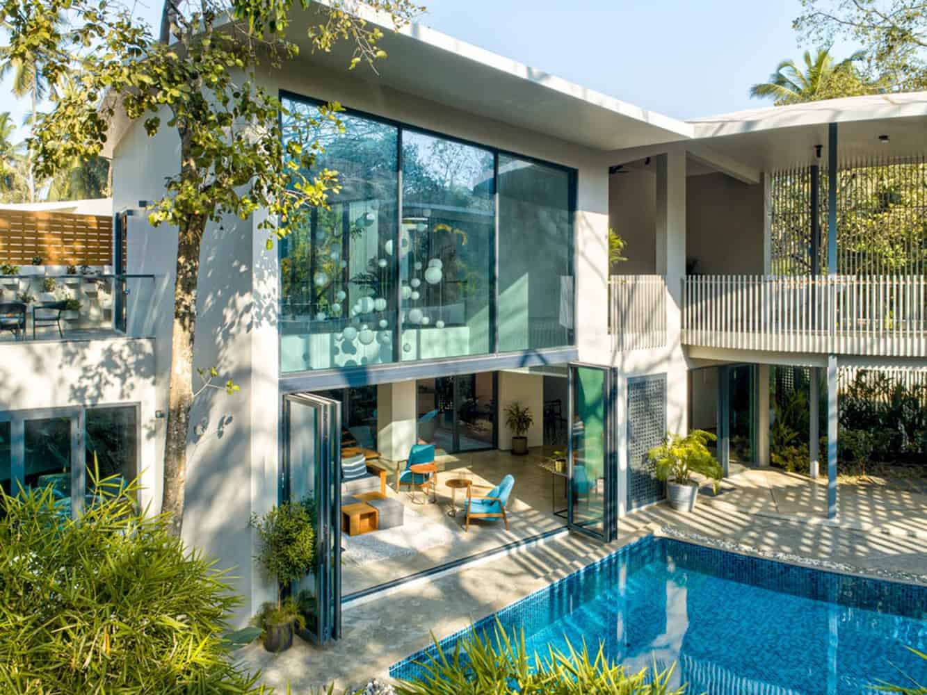 Moon House by SAV Architecture + Design in Siolim, India