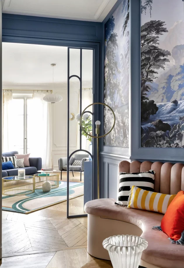 Parisian Apartment That Cultivates A Sense of Colour