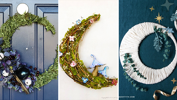 15 Sublime DIY Moon Wreath Ideas For Your Unique Home Décor
