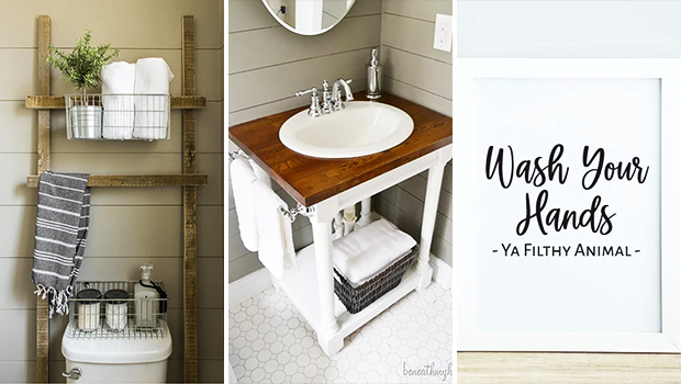 15 Wonderful DIY Bathroom Ideas You Can Craft In No Time