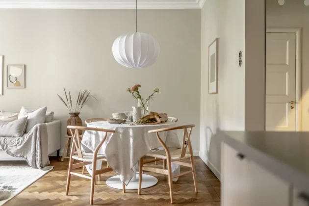 Style, simplicity and warmth in 41 m²