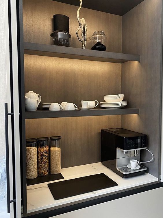 How to Assemble the Ideal Coffee Corner with Minibar