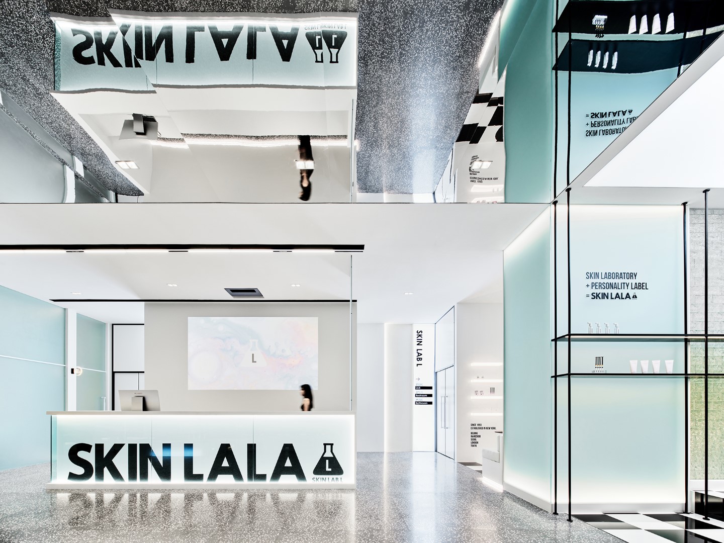 SKINLALA Beauty Spa Flagship Store by ISENSE Design in Beijing, China SKINLALA Beauty Spa Flagship Store by ISENSE Design in Beijing, China